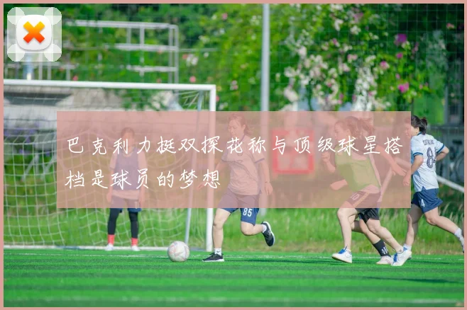 巴克利力挺双探花称与顶级球星搭档是球员的梦想